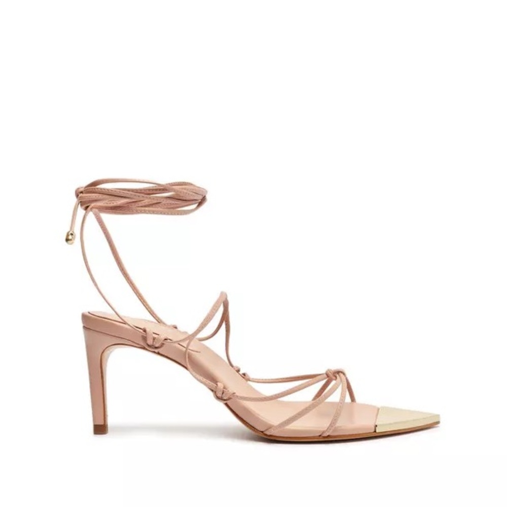 NWT Schutz Hana Mid Nappa Sandal Heels